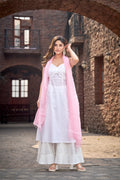 Chandni | White Cotton Kurta Set