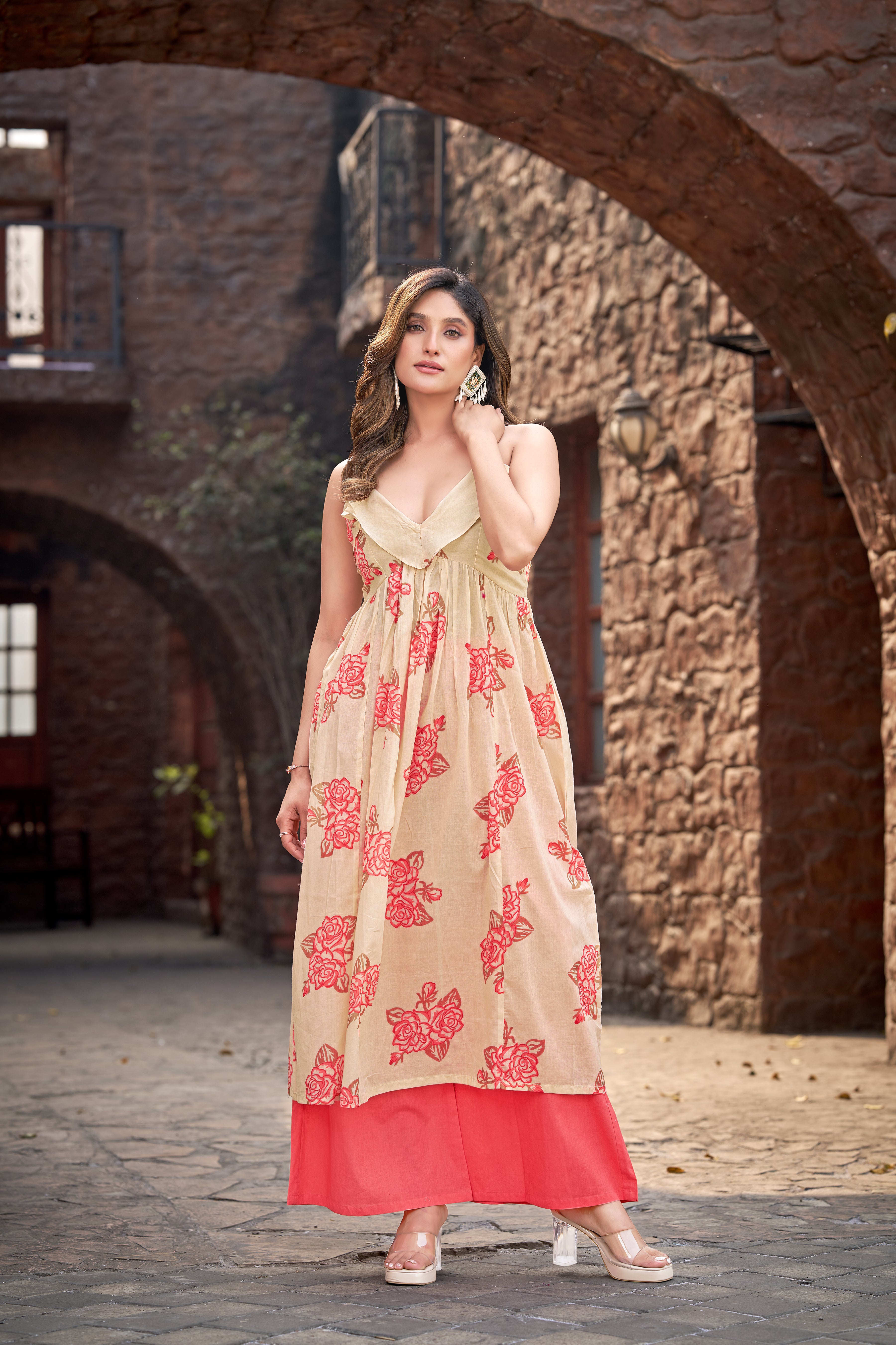 Saanjh Phool | Pure Malmal Kurti Set