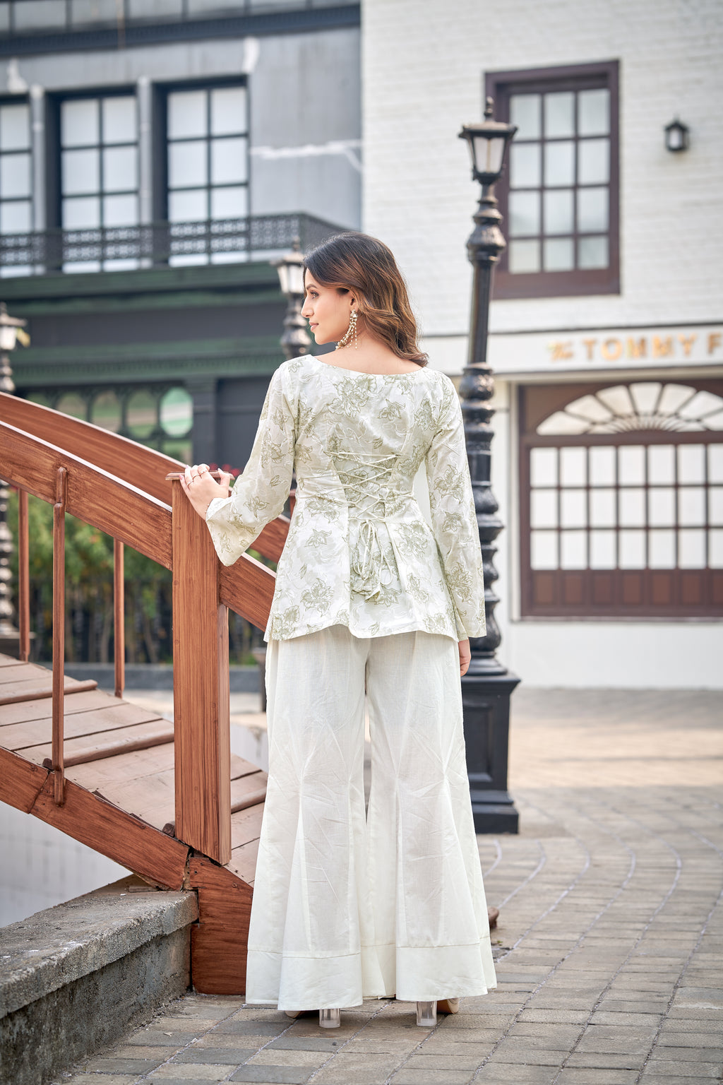 Sky Grace | Pure Cotton Short Kurti