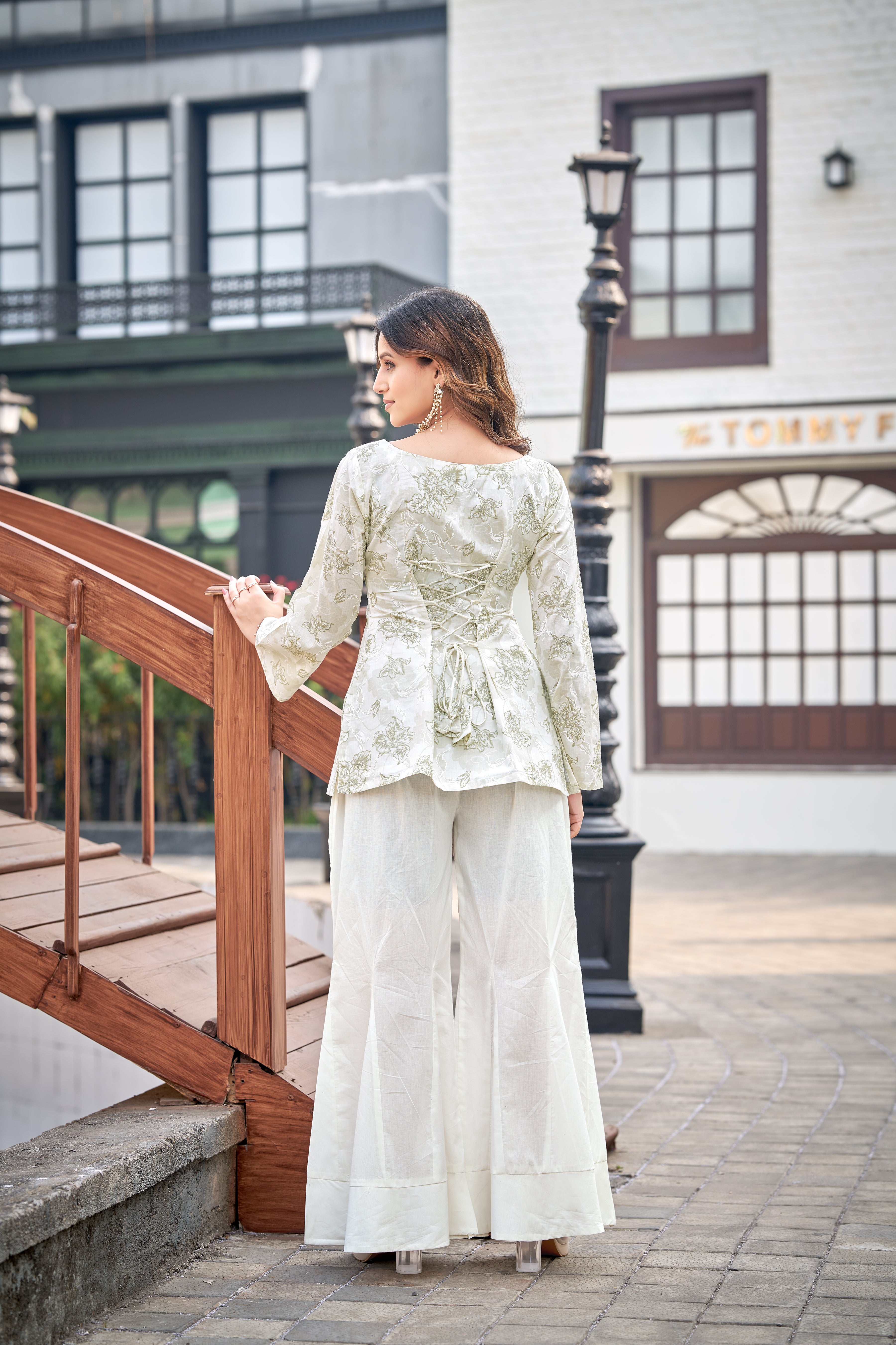 Sky Grace | Pure Cotton Short Kurti