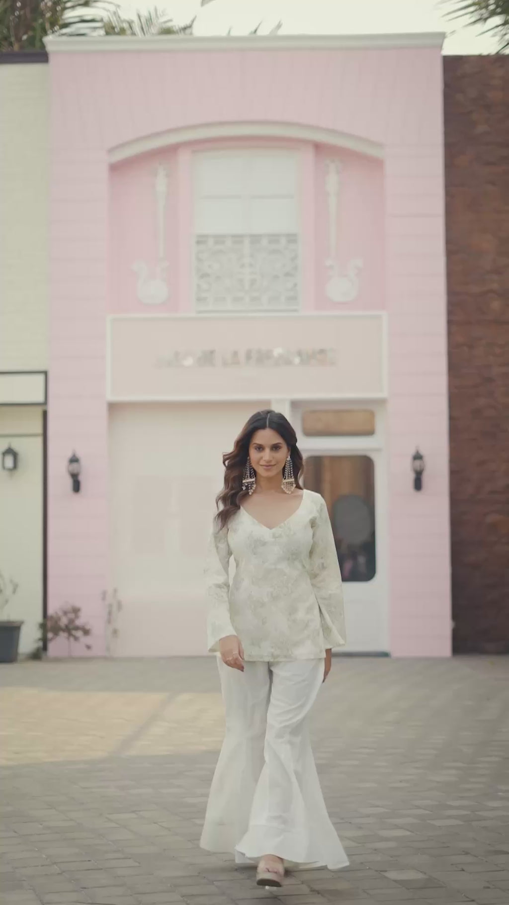 Ivory Grace | Pure Cotton Short Kurti